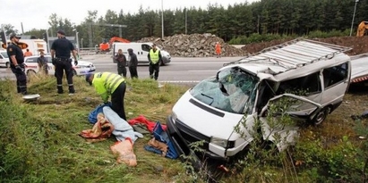 7 души ранени при катастрофа на български бус в Норвегия