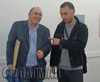 Димитър Гюров закупи от името на ВиК-Бургас картината на Пламен Монев - младши 