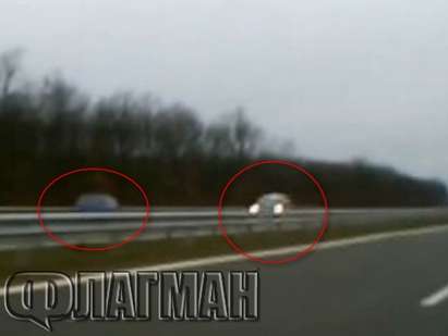 Жена кара в насрещното на магистрала "Тракия" с над 100 км/ч! (ВИДЕО)