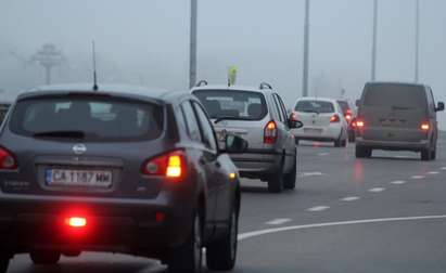 Пътна обстановка: От 50 до 100 м. е намалена видимостта поради паднала мъгла в Бургаско