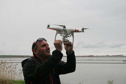 Вижте дрона, който ще пази Атанасовското езеро от бедствия