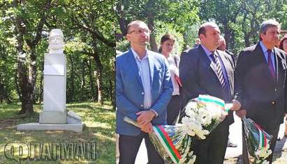 „Божура“ се сдоби с паметник на Стефан Караджа, дар от бизнесмена Ангел Ангелов