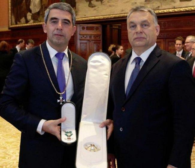 Орбан награди Плевнелиев с най-високото държавно отличие