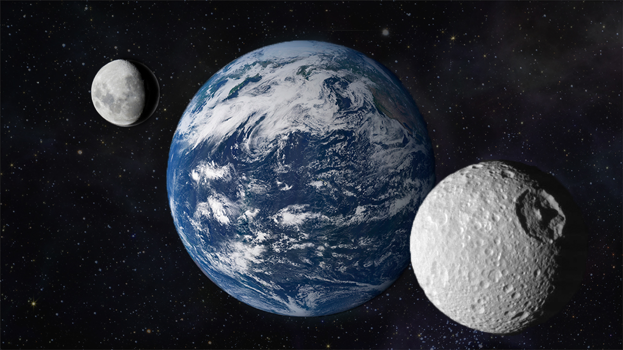 Нова хипотеза: Луната е възникнала от сливане на много мини луни