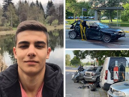 Само във Флагман! 21-годишният Георги Георгиев е пияният рейсър, помлял пет коли в Пловдив с бургаско Рено (ВИДЕО)