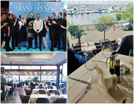 Новият ресторант „Marina bаy” на яхтеното пристанището в Созопол очарова първите си гости