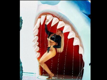 Андреа се натика в устата на акула
