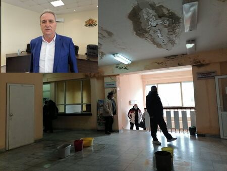 Медицинският център в Айтос е в окаяно състояние, кметът Васил Едрев със спешни мерки за ремонт (СНИМКИ)
