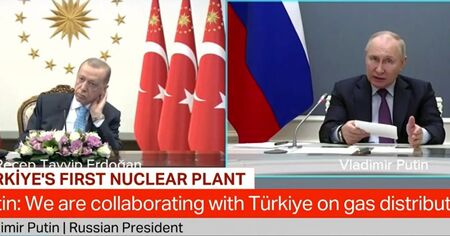 Путин и Ердоган дадоха старт на АЕЦ „Аккую“