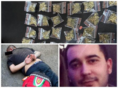 Ето кой е бургаският криминоген, хванат със стотици пакетчета пико и трева