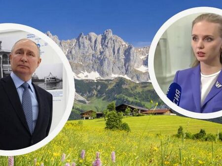 Дъщерята на Путин се къпе в луксозен палат в австрийските Алпи