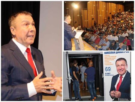 Кандидатът за кмет на Несебър Николай Димитров даде мощен старт на кампанията си