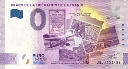 Пускат банкнота от 0 евро