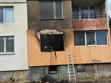 Две деца са спасени при голям пожар в "Люлин"