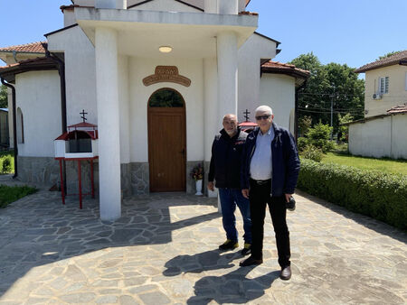Инж. Петър Кънев посети храм “Св. Вмчк. Георги Победоносец” в Руен