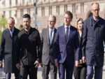 Макрон, Мерц, Стармър и Туск посетиха Киев