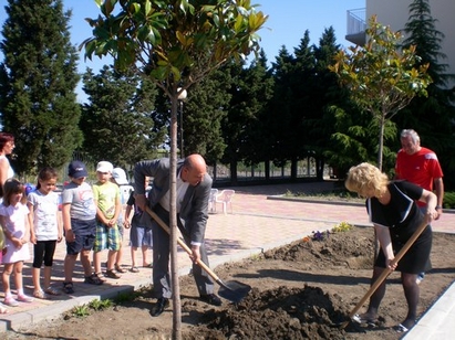 Детската градина в Поморие с екзотичен подарък