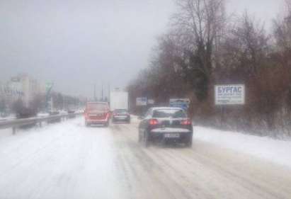 Вижте пътния ад на входа на АМ "Тракия"