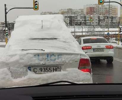 Снежни патрулки тръгнаха из София, полицейските коли са неразпознаваеми