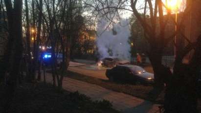 Запалиха кола в столичен квартал