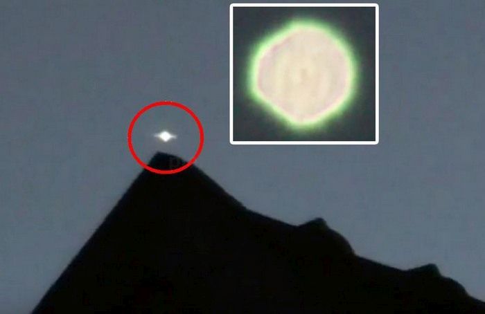 Мистерия: Огромна плазмена топка се появи над планински връх (ВИДЕО)