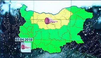 Жълт код обявен за осем области