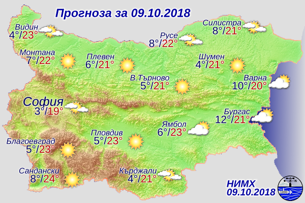 Какво време ни очаква днес? Вижте прогнозата на метеоролозите