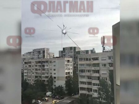 Стрелба в „Стрелбище“, стъкло на седмия етаж в жилищен блок е поразено от куршум