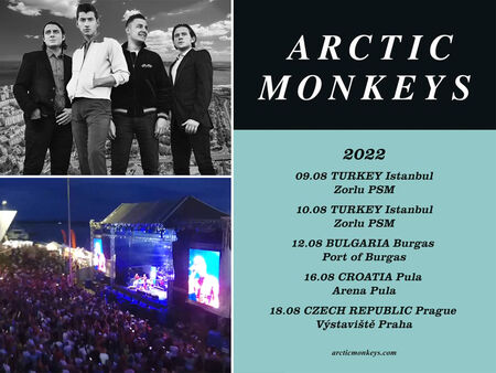 Spectacular Arctic Monkeys Arrive For A Concert In Burgas Darik News En
