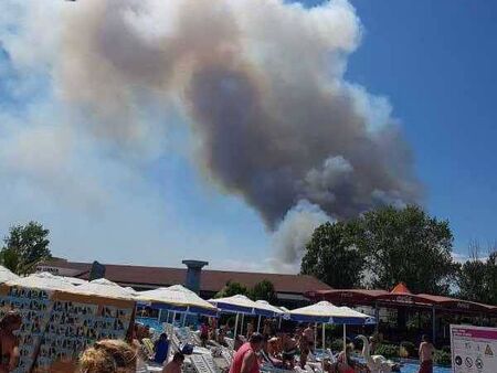 Извънредно! Пожар избухна в хотел „Мелия” в Слънчев бряг
