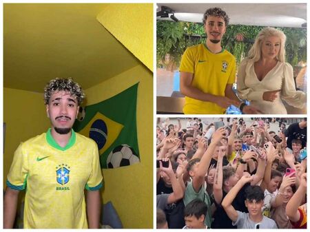 Известен бразилец посети България, предизвика фурор сред екзалтираните си фенове