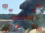 На косъм от огромна трагедия! 50 души едва се спасиха от горящ автобус край поморийско село (СНИМКИ/ВИДЕО)