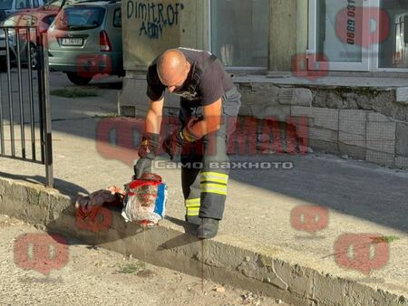 Газова бутилка вдигна на крак пожарникарите в жк „Меден рудник“