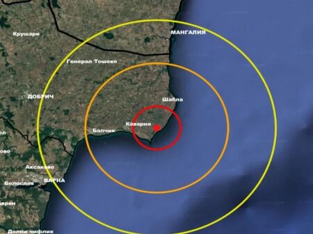 Земетресение разлюля област в България